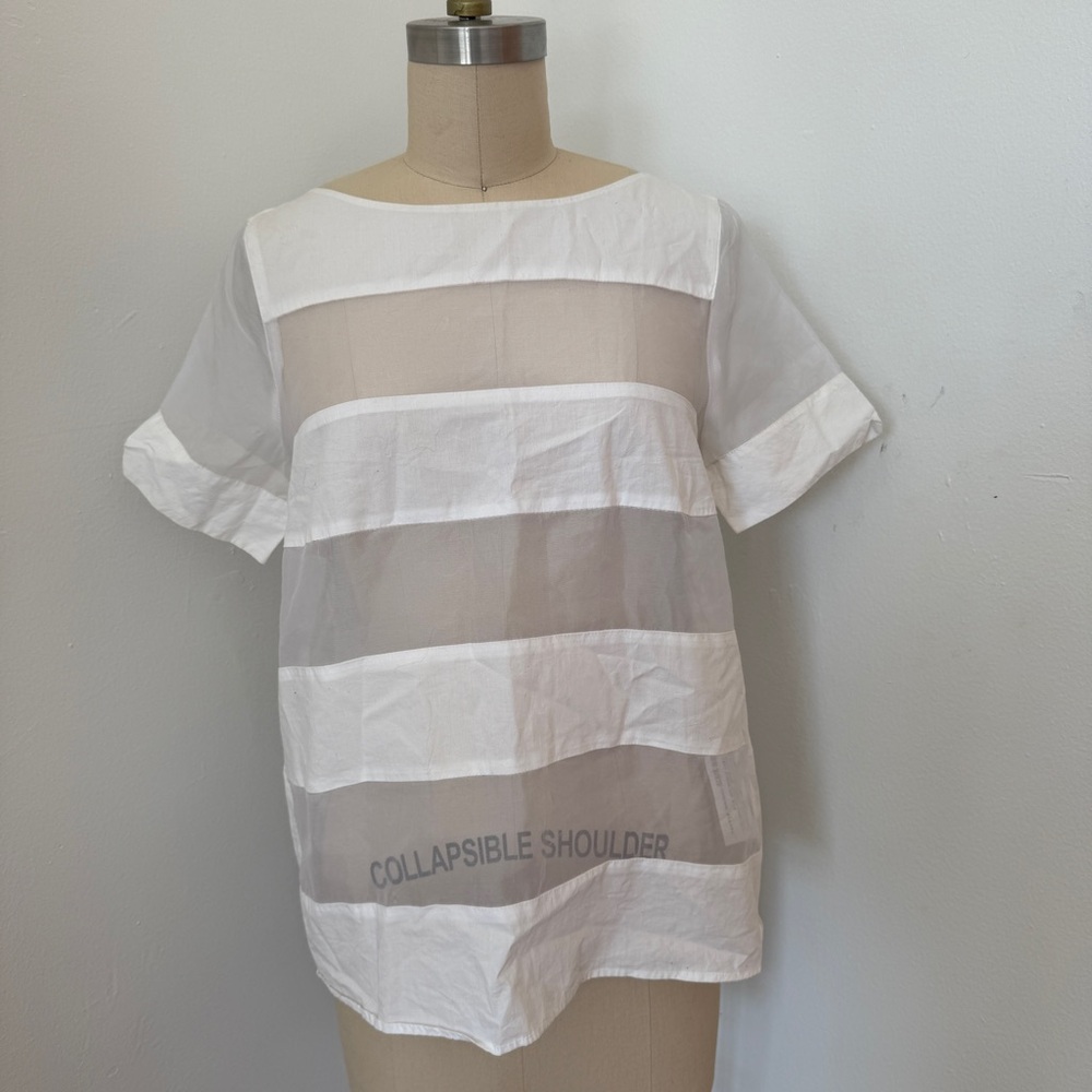 Sheer White Women's Top